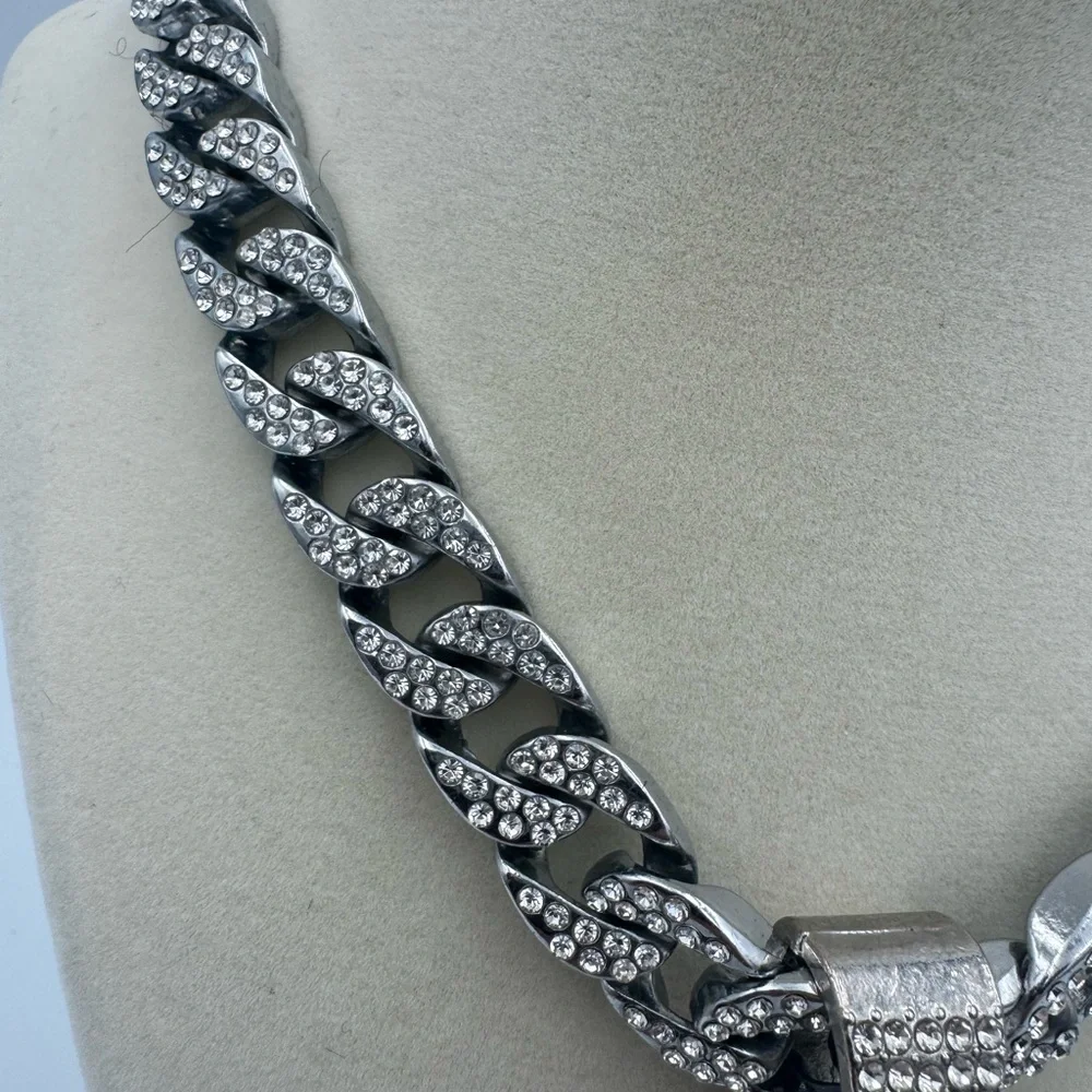 Pokemon Iced Out‎ Gengar Pendant Necklace with Diamond Cuban Chain HIGH QUALITY